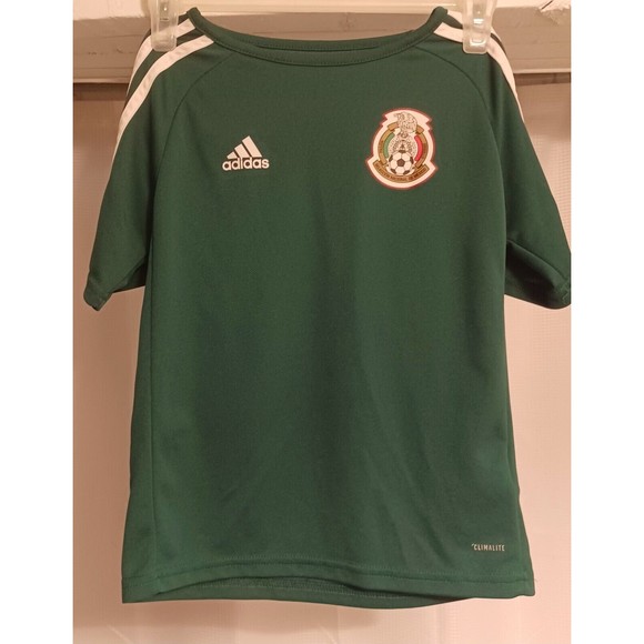 Adidas Mexico 2018 World Cup Youth Jersey Small With Climalite - Picture 1 of 4